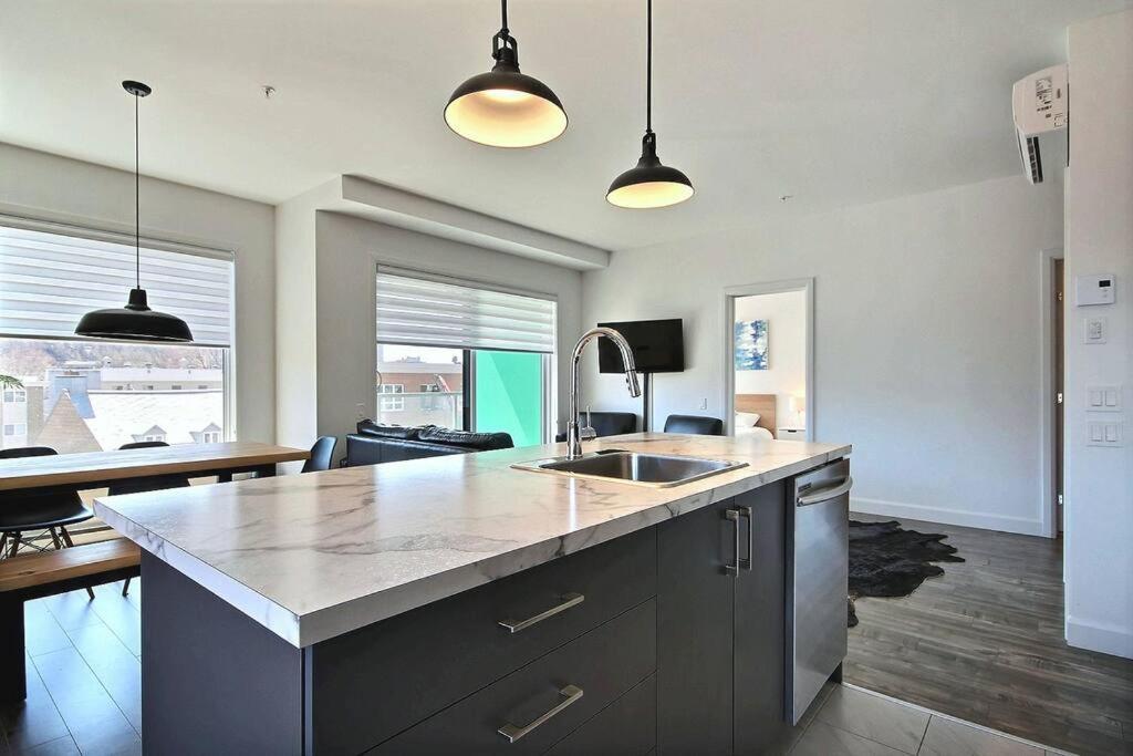 K-417 / Parking & Gym - Private Balconies Apartment Quebec City Luaran gambar